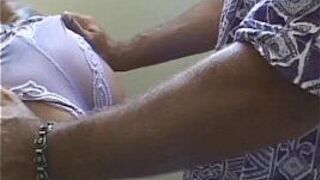 Young blonde having good sex in the bathroom porn video